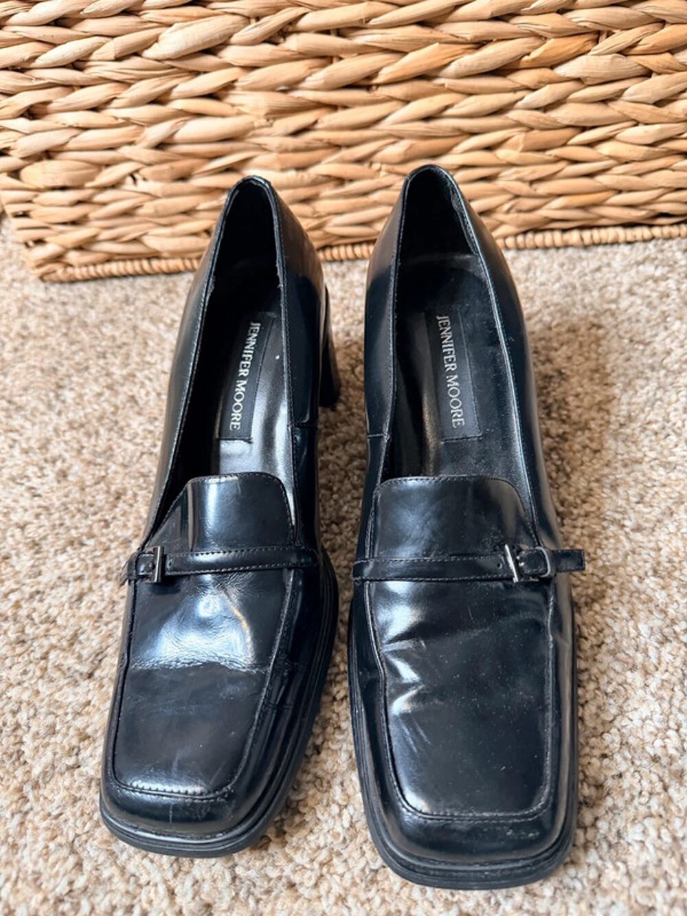 Jennifer, Moore black, leather mod shoe 7 680